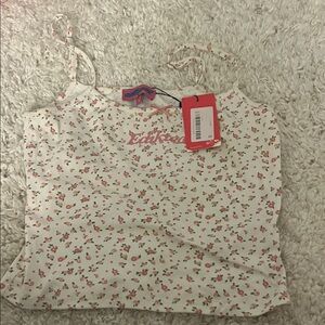 NWT Edikted Pink Floral Tank Top sz S